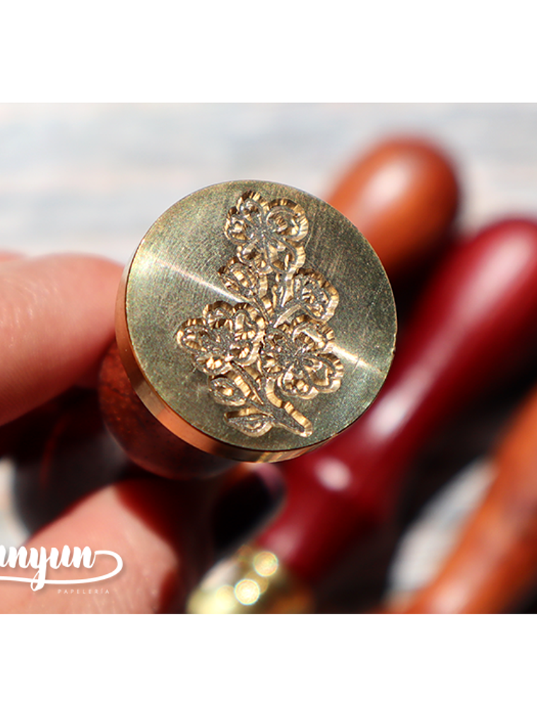 Sello de Lacre Flores III - 2,5cm 4