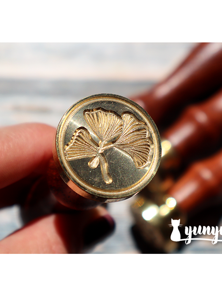 Sello de Lacre Ginkgo II - 2,5cm 4