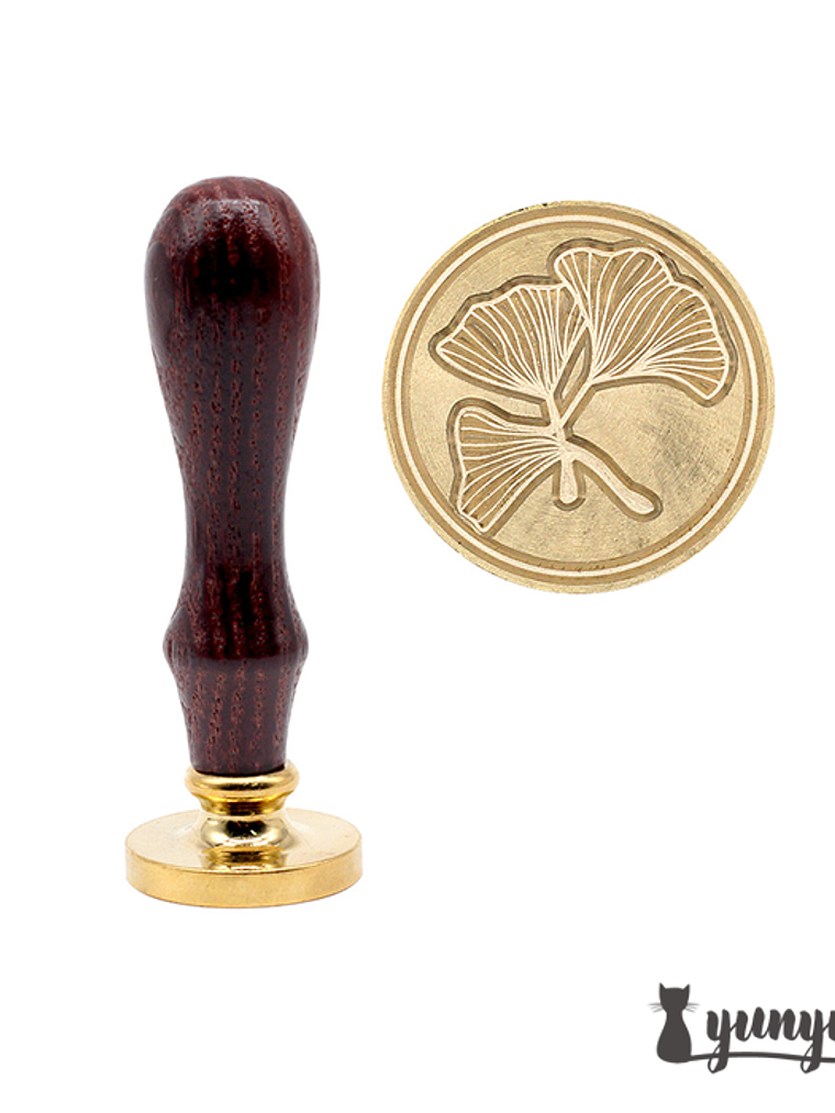 Sello de Lacre Ginkgo II - 2,5cm 1