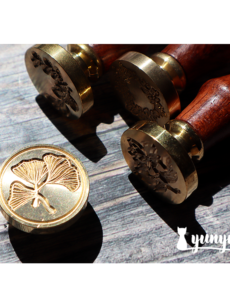 Sello de Lacre Ginkgo II - 2,5cm 3