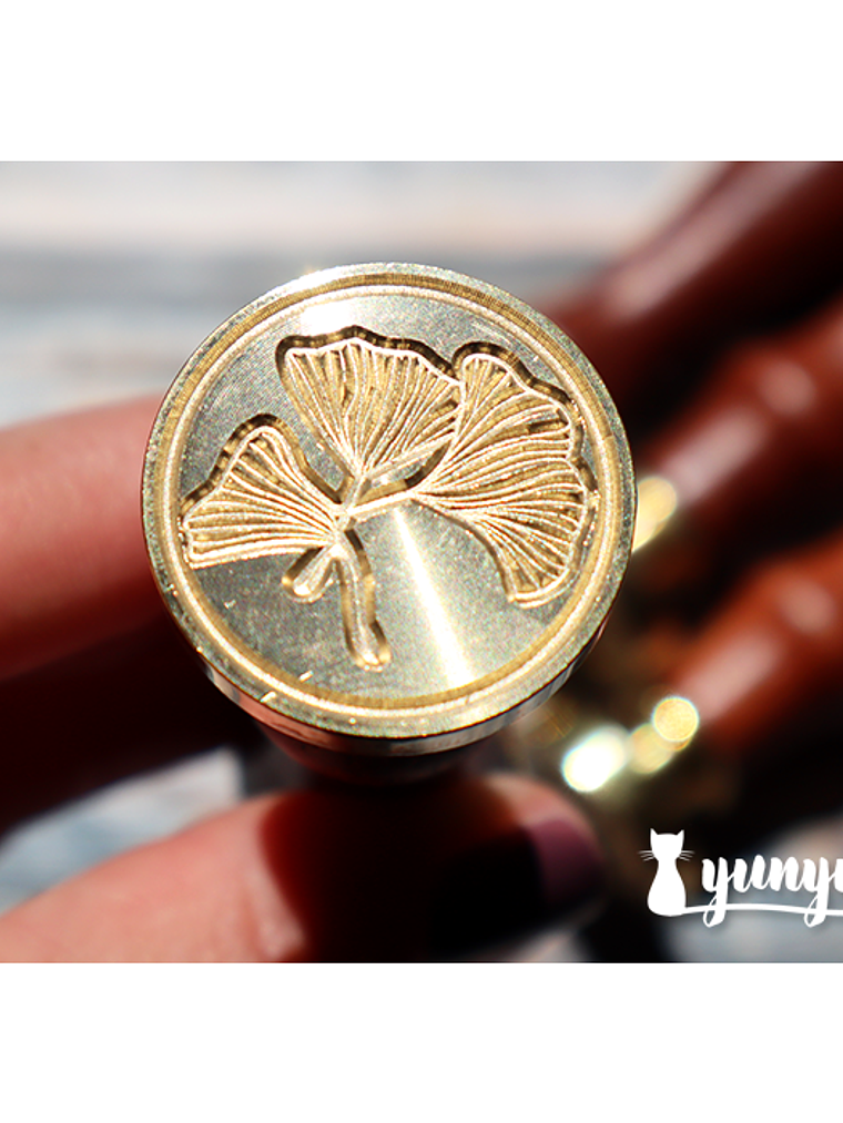 Sello de Lacre Ginkgo II - 2,5cm 2