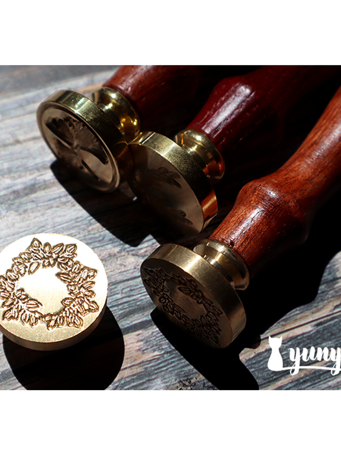 Sello de Lacre Corona Botánica I - 2,5cm 3