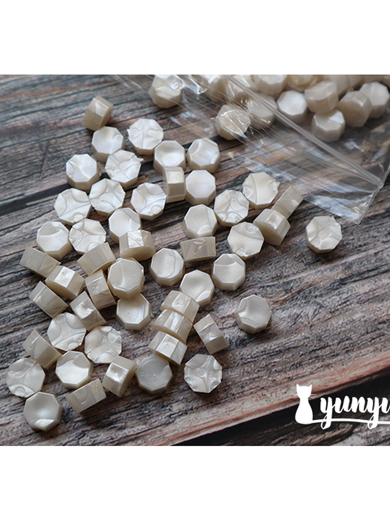 Lacre Blanco Perlado - 200 pzas 3