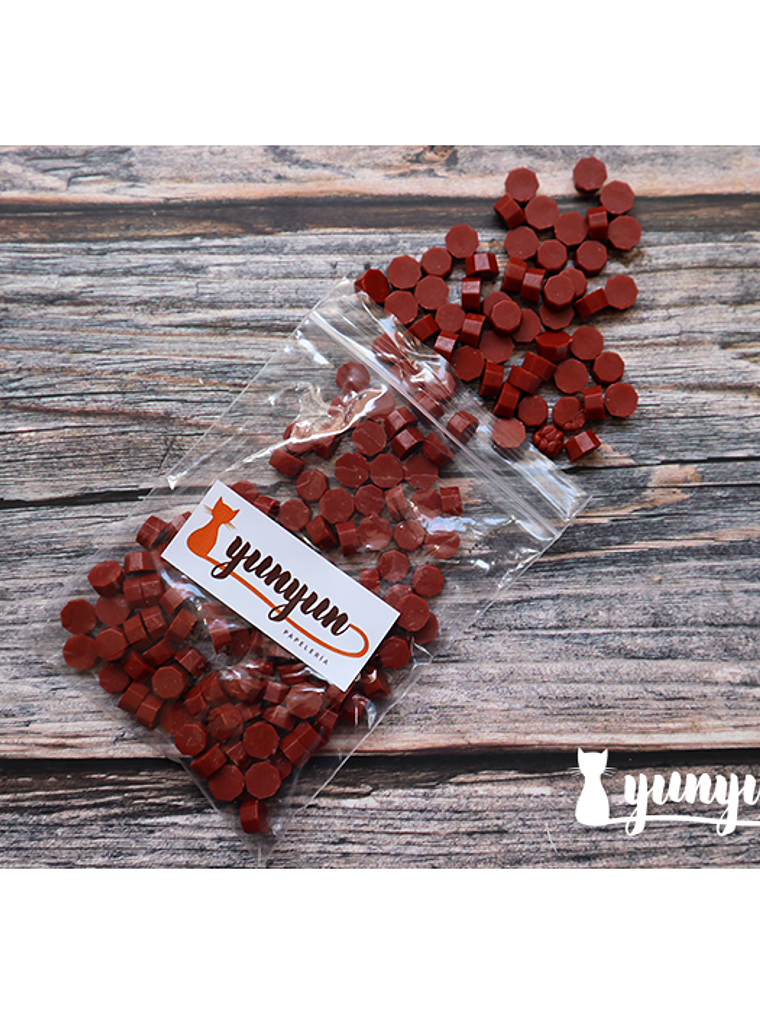 Lacre Rojo Oscuro - 200 pzas 4