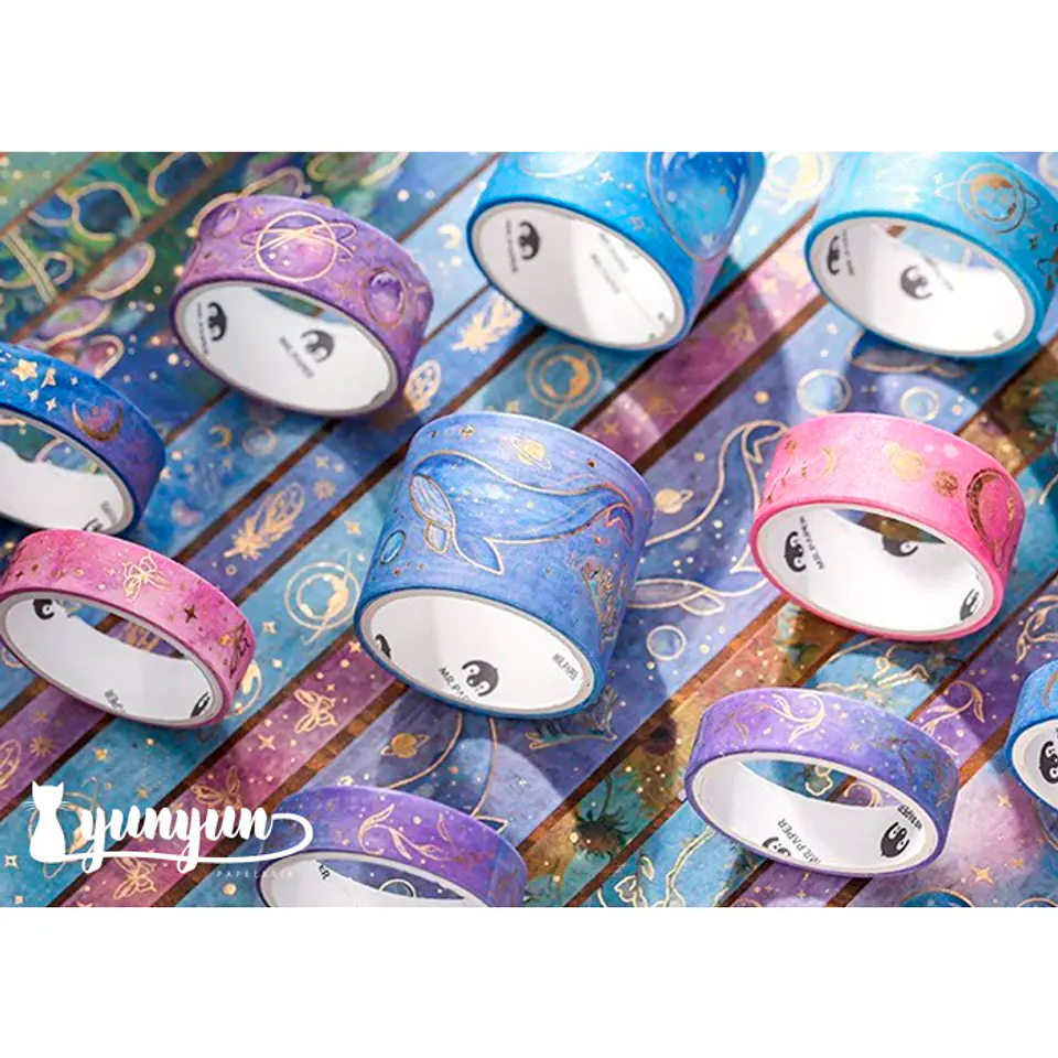 Pack Washi Tapes Foil Milky Way - 10 pzas 3