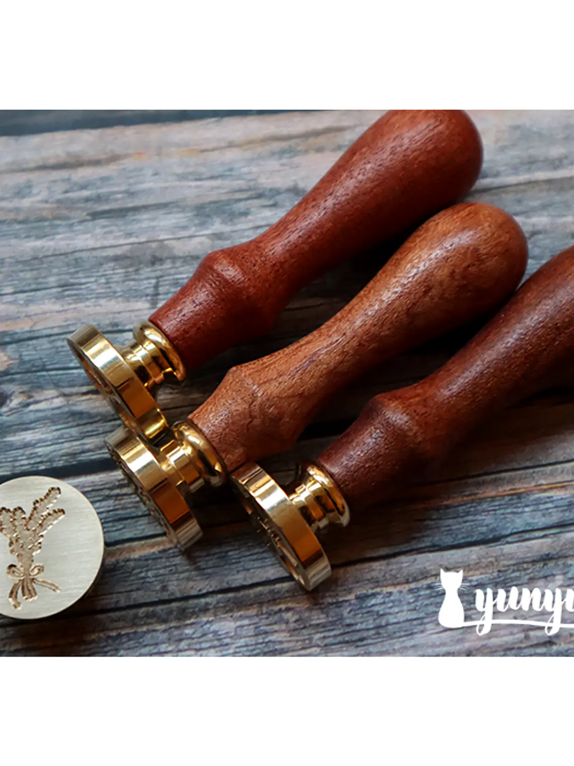 Sello de Lacre Ramo de Flores - 2,5cm 2