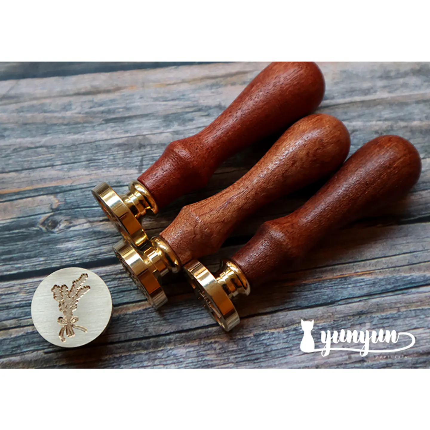 Sello de Lacre Ramo de Flores - 2,5cm 2