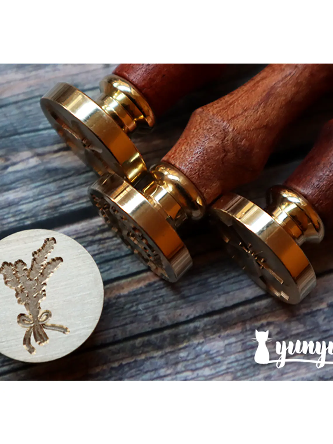 Sello de Lacre Ramo de Flores - 2,5cm 4