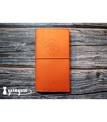 Libreta Travel Sim Naranja - 22x12cm