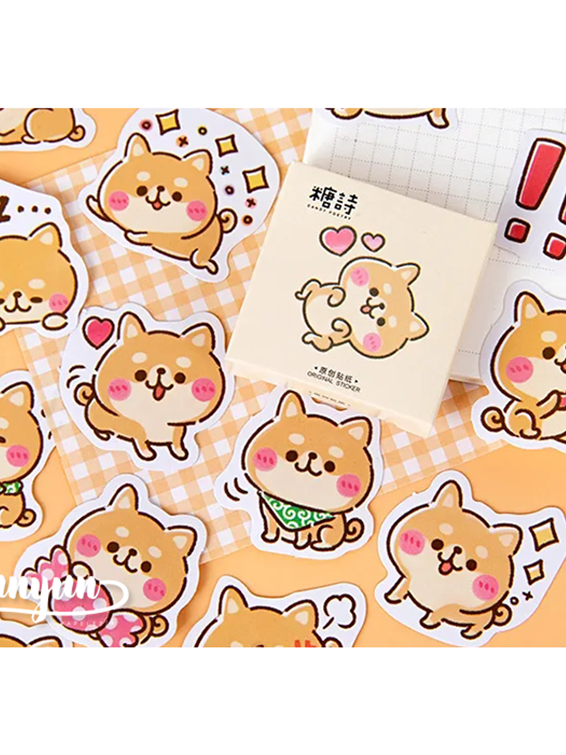 Caja Stickers Gato #14 - 45 pzas 1