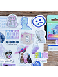 Caja Stickers Vapor Wave - 45 pzas - Miniatura 3