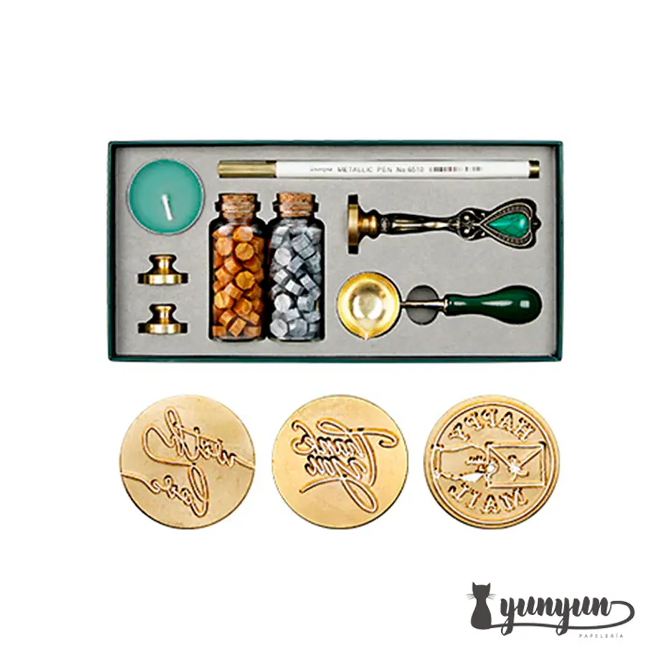 Kit Sellos de lacre Sealing Wax III - E 1