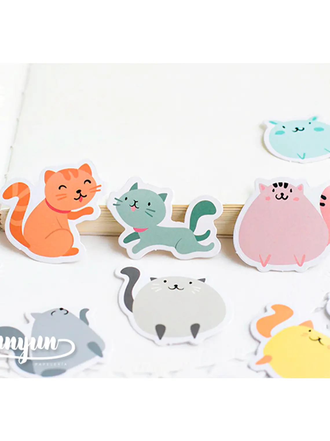 Caja Stickers Gato #16 - 45 pzas 2