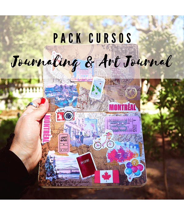Pack Cursos Journaling & Art Journal - (Descargable)