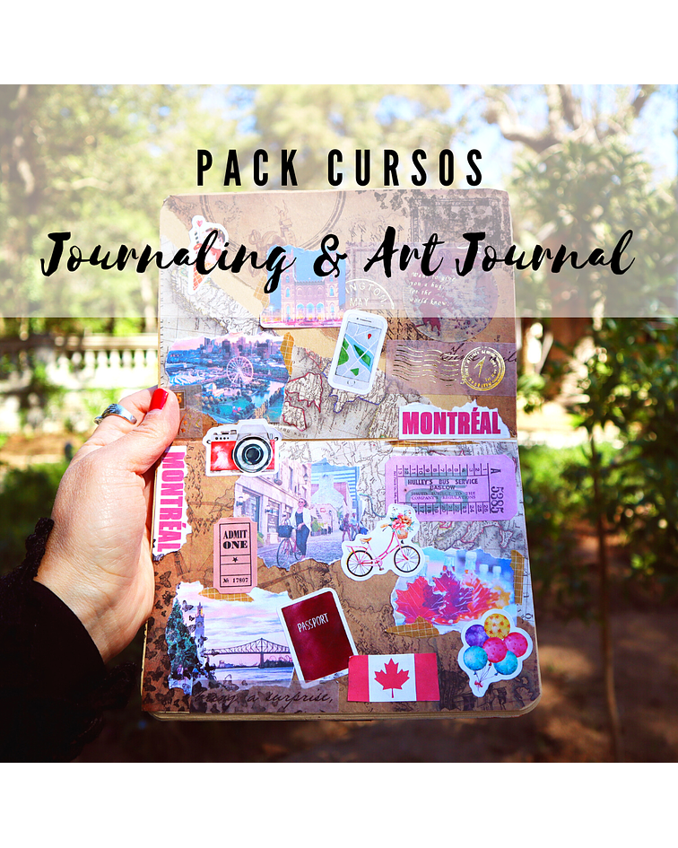 Pack Cursos Journaling & Art Journal - (Descargable)