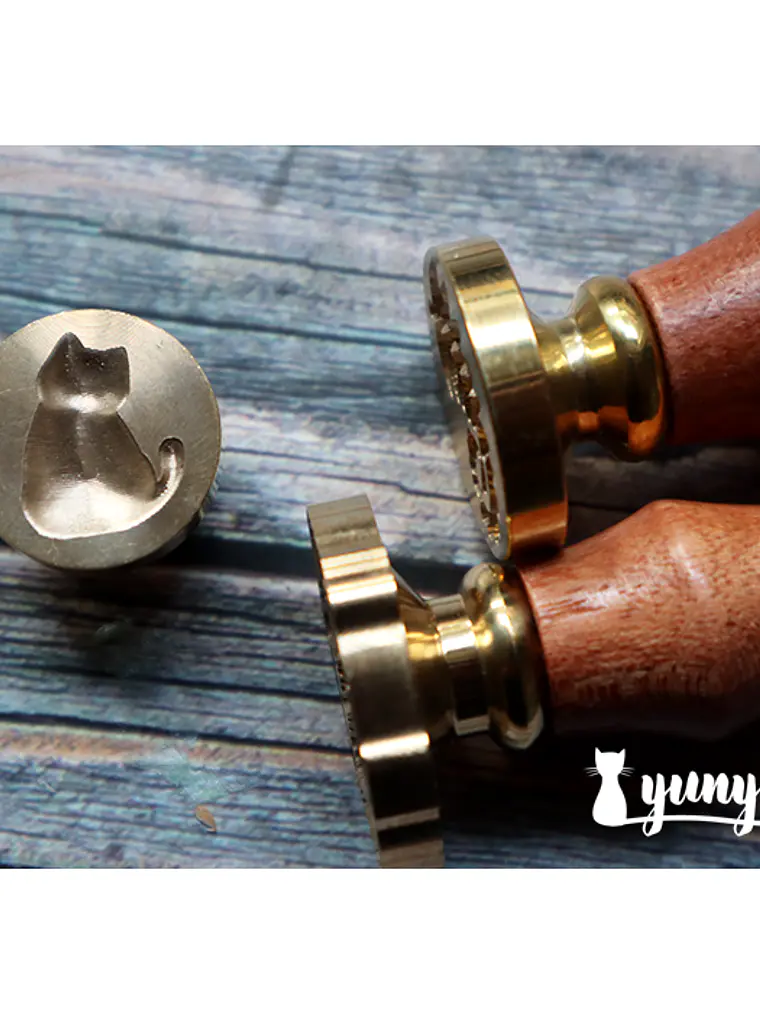 Sello de Lacre Gato - 2cm 1