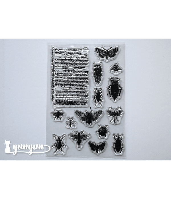 Sellos Silicona Insectos - 15 pzas