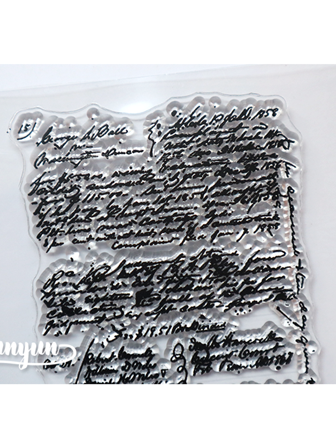 Sellos Silicona Escritura Vintage II - 2 pzas 2