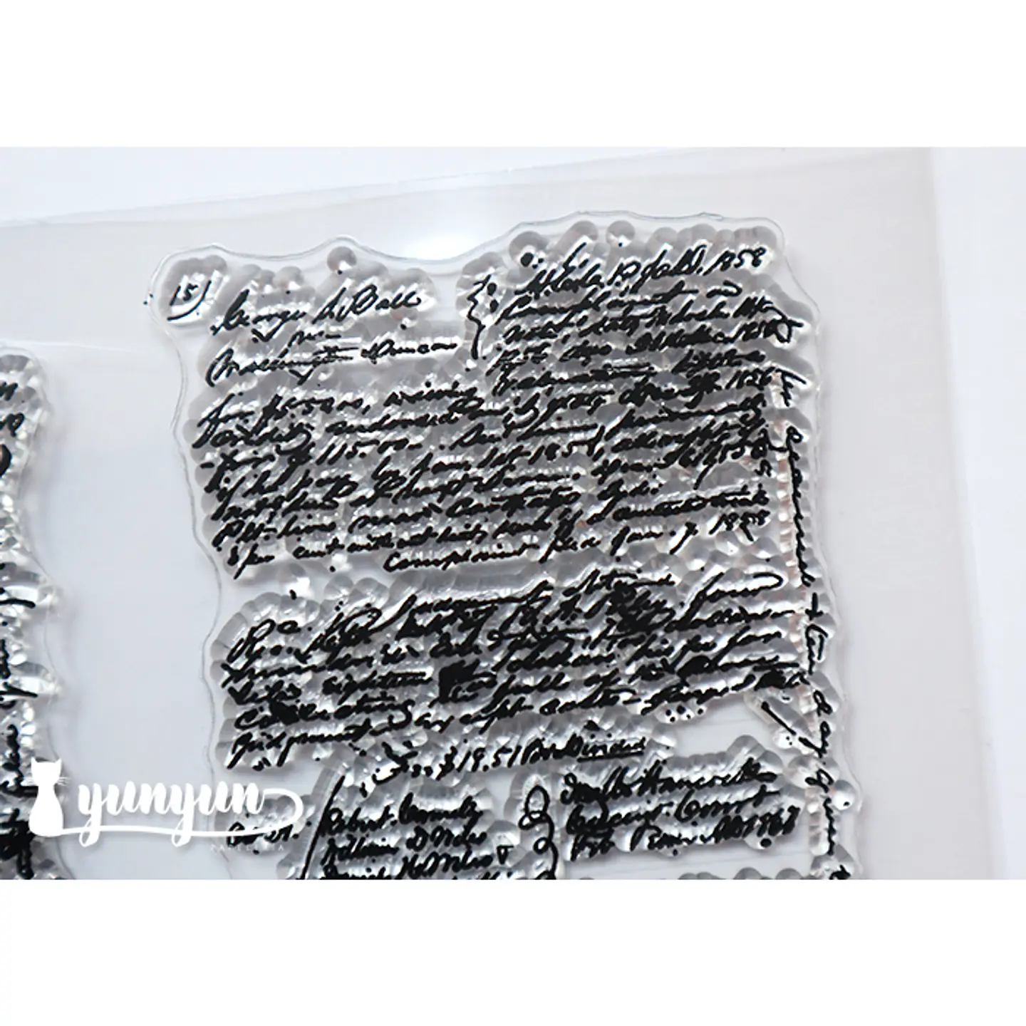 Sellos Silicona Escritura Vintage II - 2 pzas 2