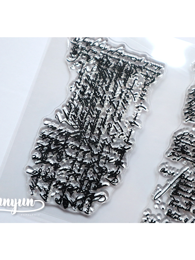 Sellos Silicona Escritura Vintage II - 2 pzas 5