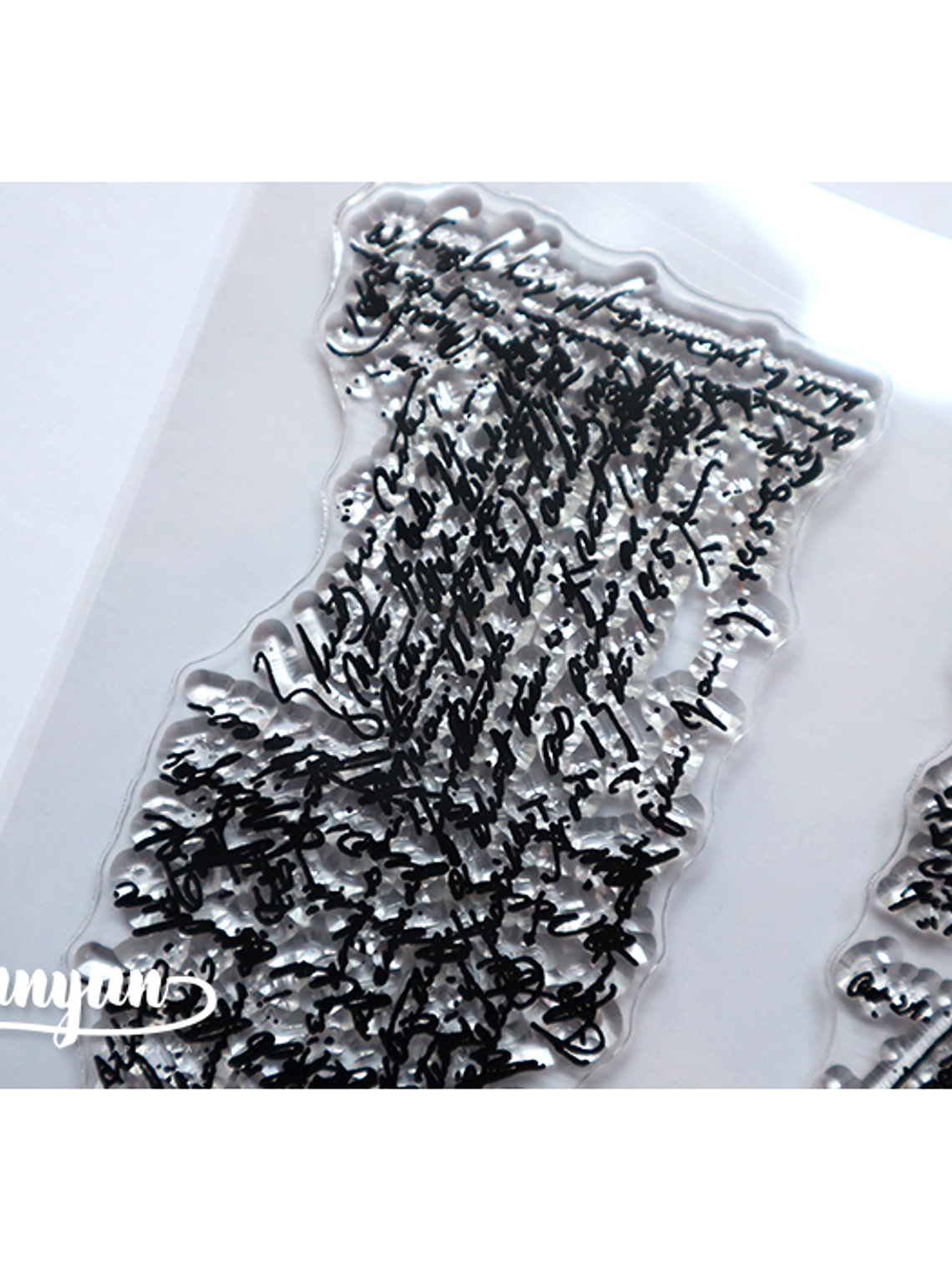 Sellos Silicona Escritura Vintage II - 2 pzas 4