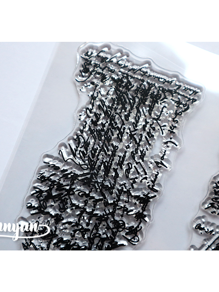 Sellos Silicona Escritura Vintage II - 2 pzas 4