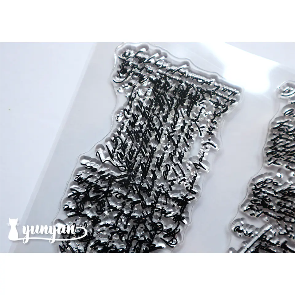 Sellos Silicona Escritura Vintage II - 2 pzas 4