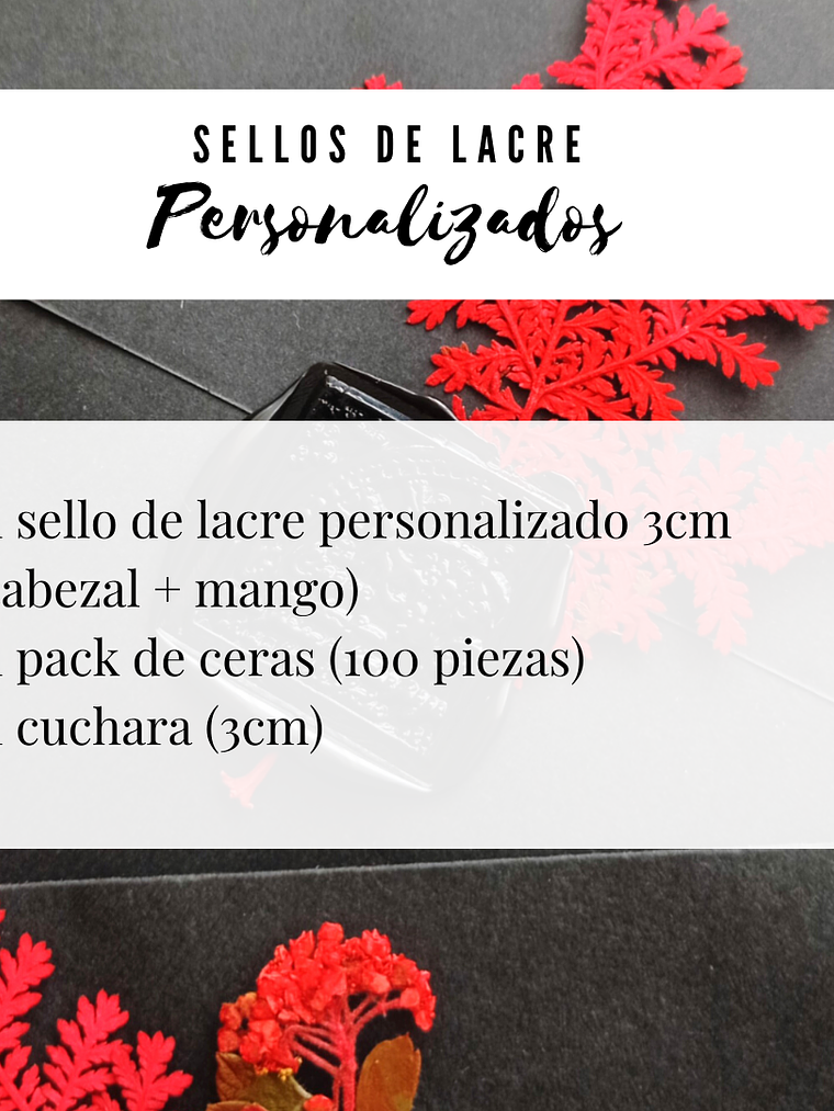 Pack Esencial -  Sello Personalizado 3cm 2