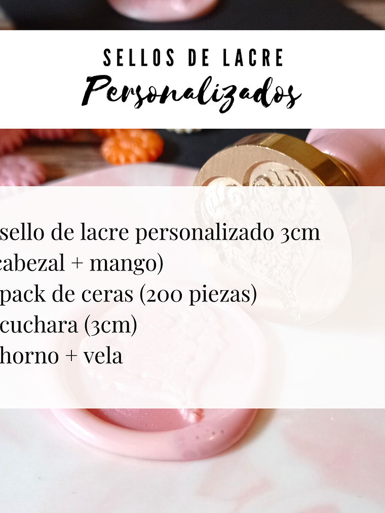 Pack Creativo - Sello Personalizado 3cm 2