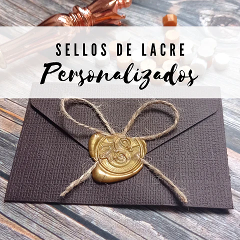 Sellos para lacre Personalizado - 3cm