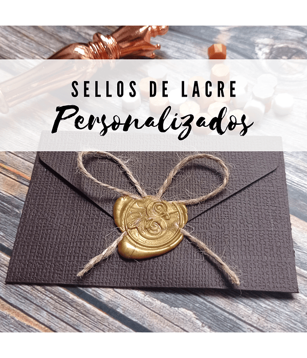 Sellos de Lacre PERSONALIZADO - 3cm