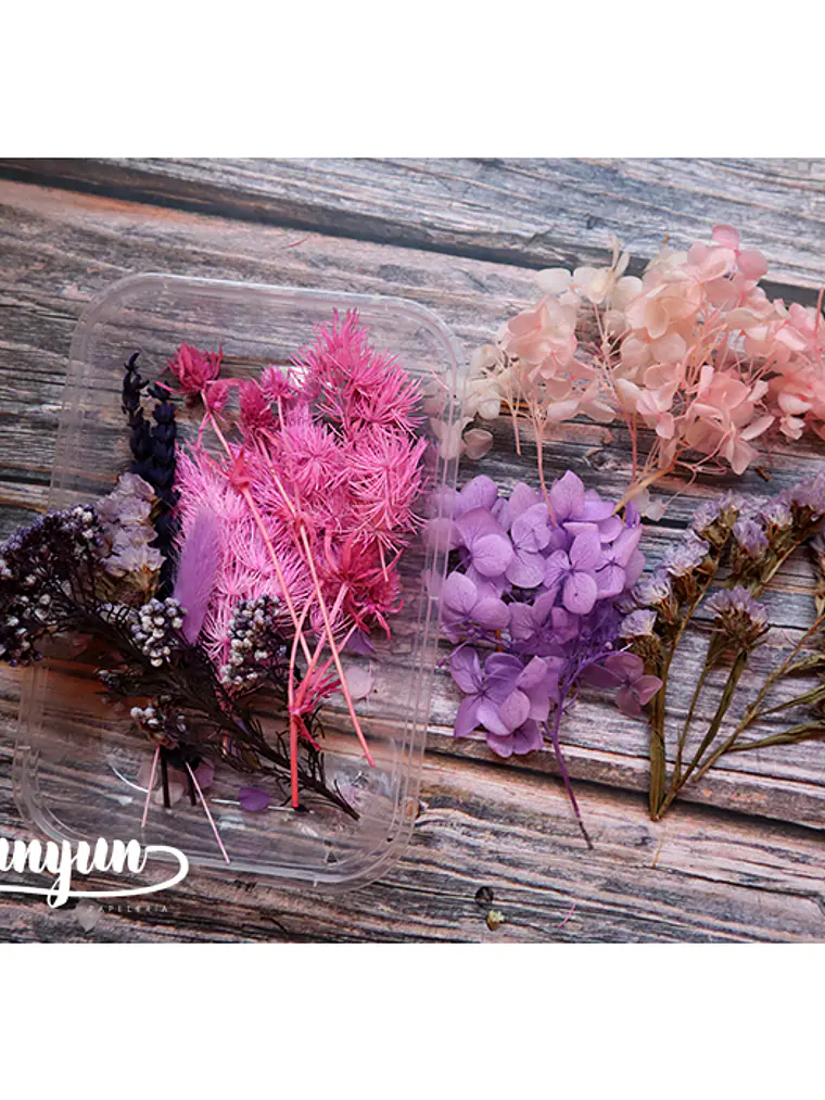 Box Flores Violeta & Rosa - 15 pzas 1