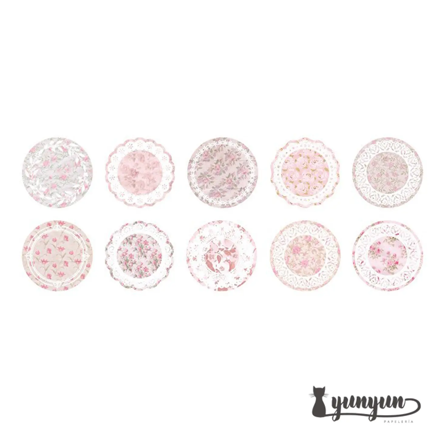 Set Encaje Papel Colores II  - 30 pzas 13