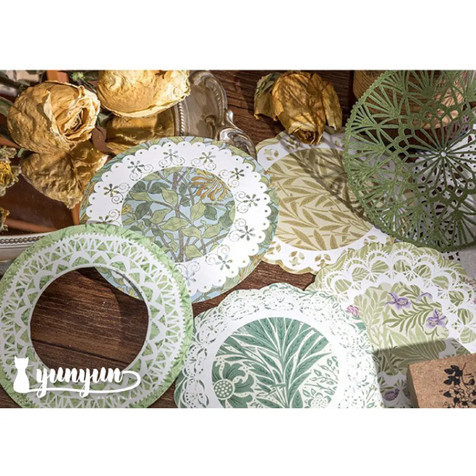 Set Encaje Papel Colores II  - 30 pzas 4