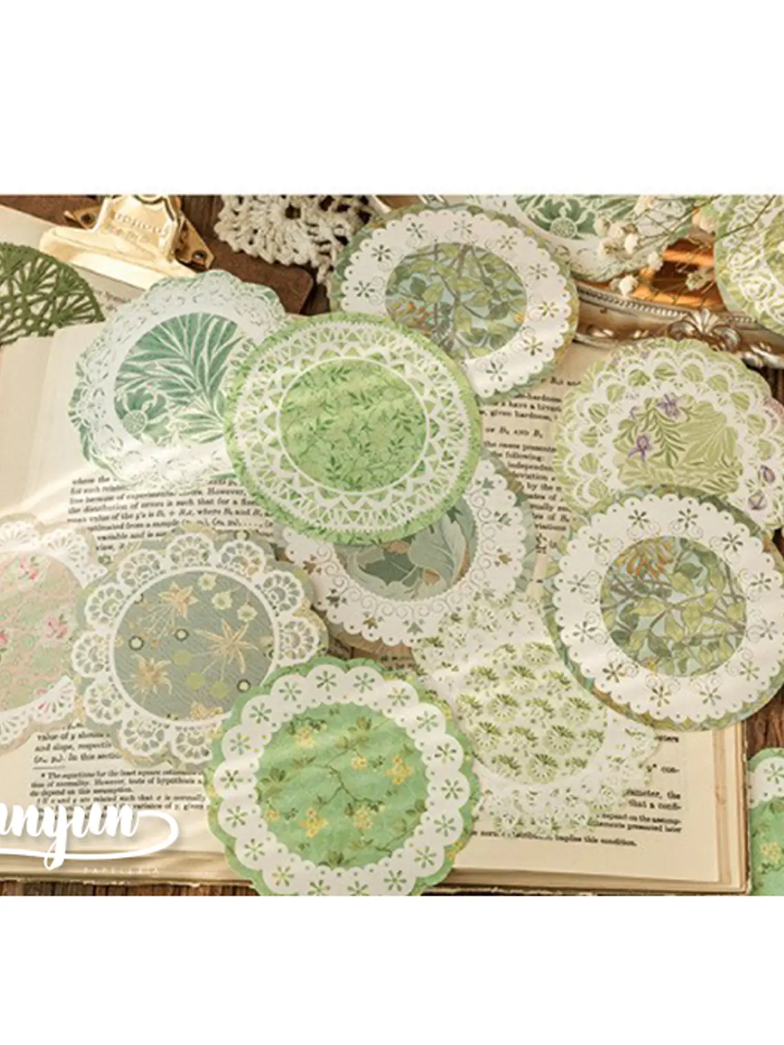 Set Encaje Papel Colores II  - 30 pzas 6