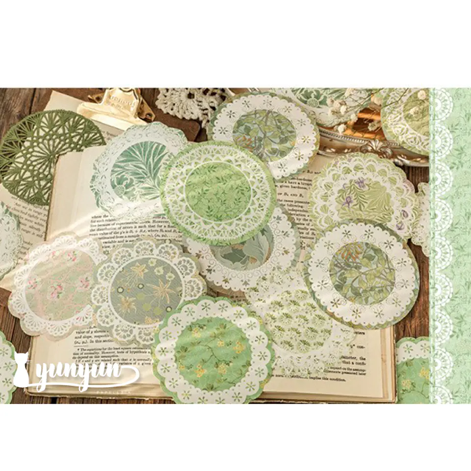 Set Encaje Papel Colores II  - 30 pzas 6