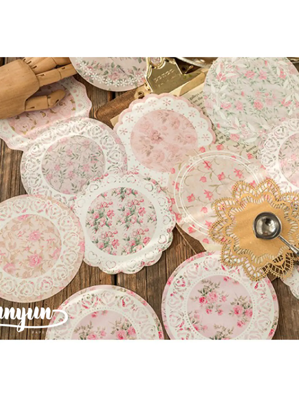 Set Encaje Papel Colores II  - 30 pzas 9