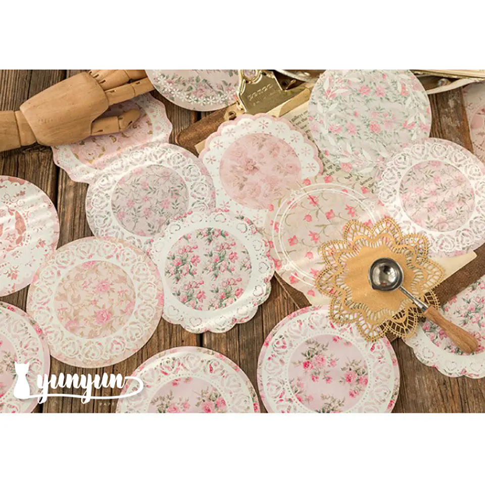 Set Encaje Papel Colores II  - 30 pzas 9