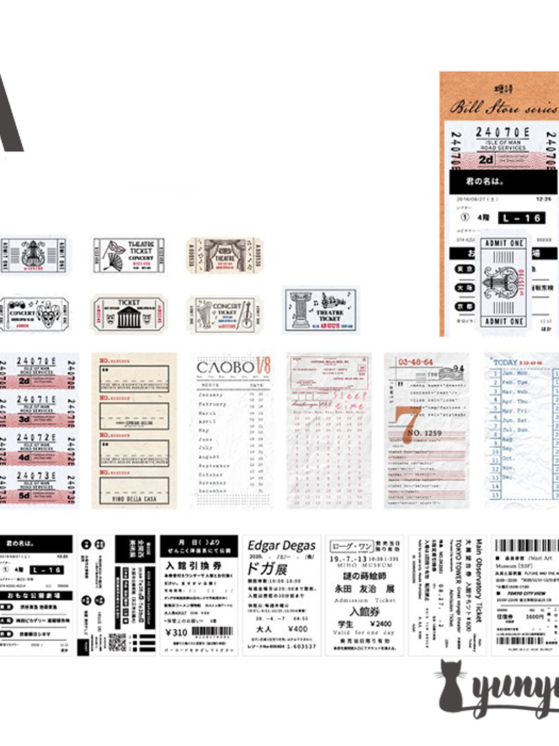 Tickets de Viaje II - 60 pzas 11