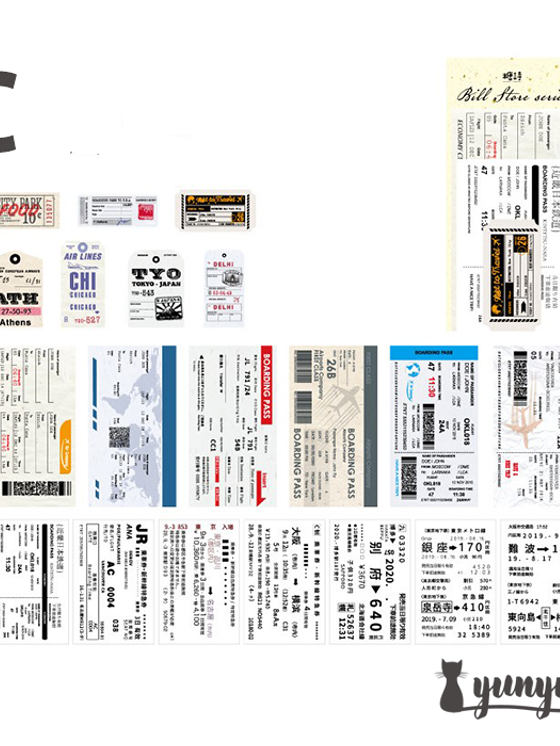 Tickets de Viaje II - 60 pzas 13