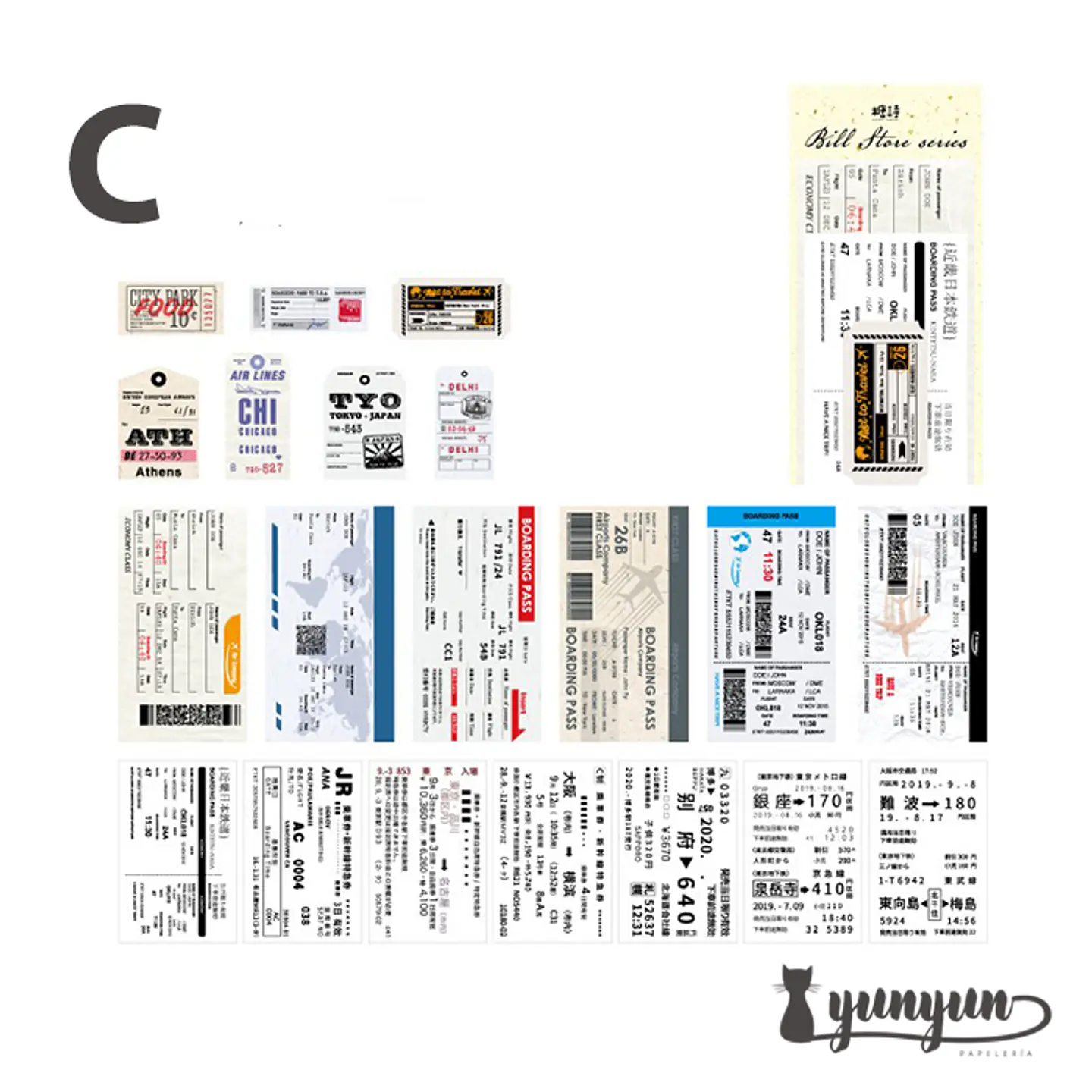 Tickets de Viaje II - 60 pzas 13