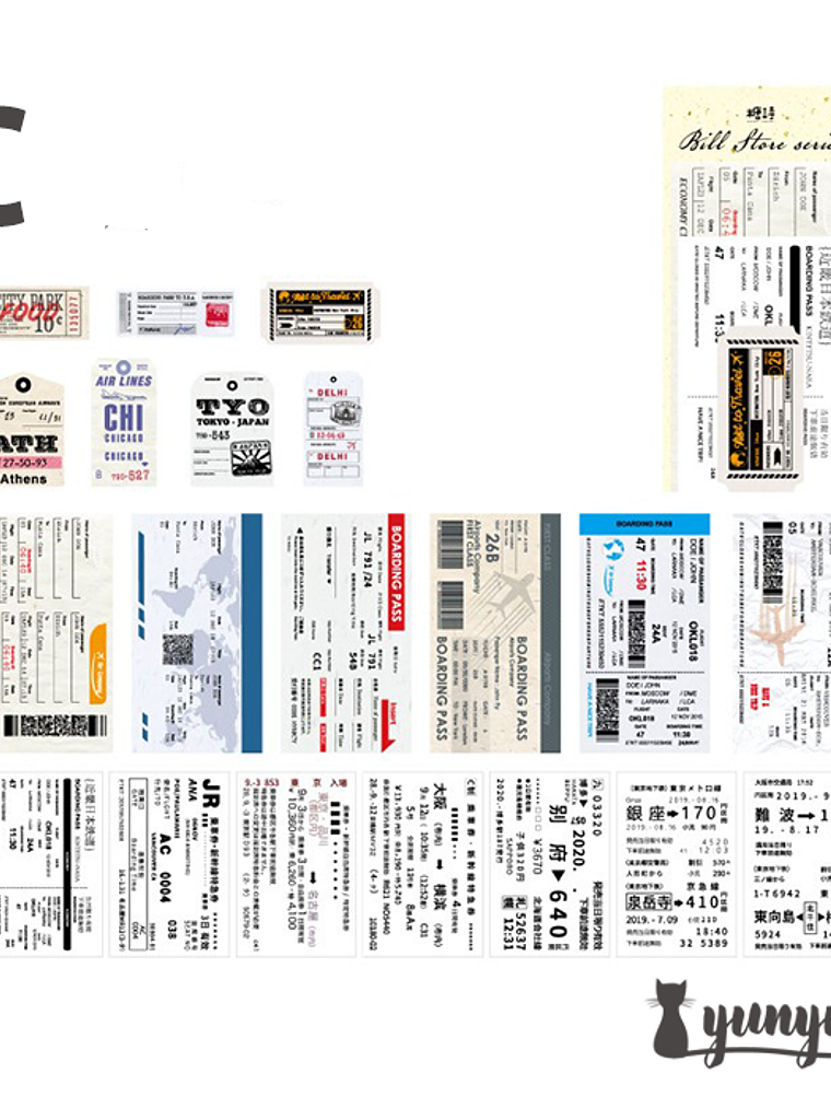 Tickets de Viaje II - 60 pzas 13