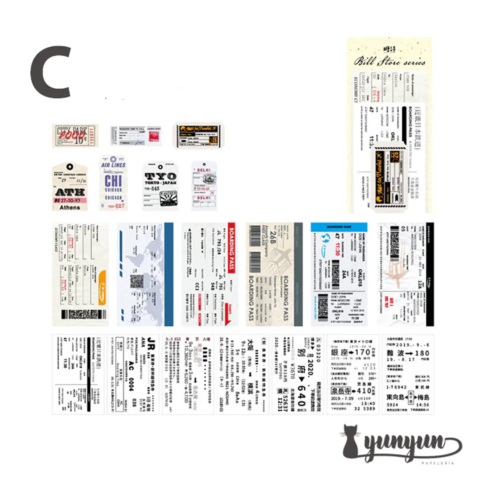 Tickets de Viaje II - 60 pzas 13