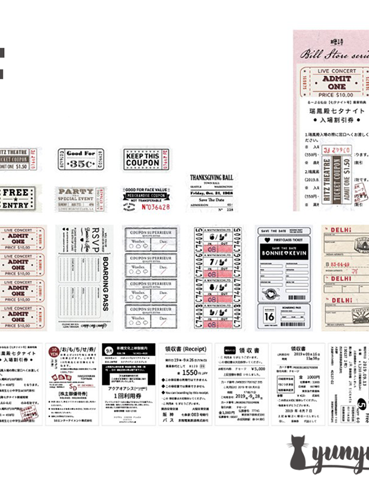 Tickets de Viaje II - 60 pzas 16