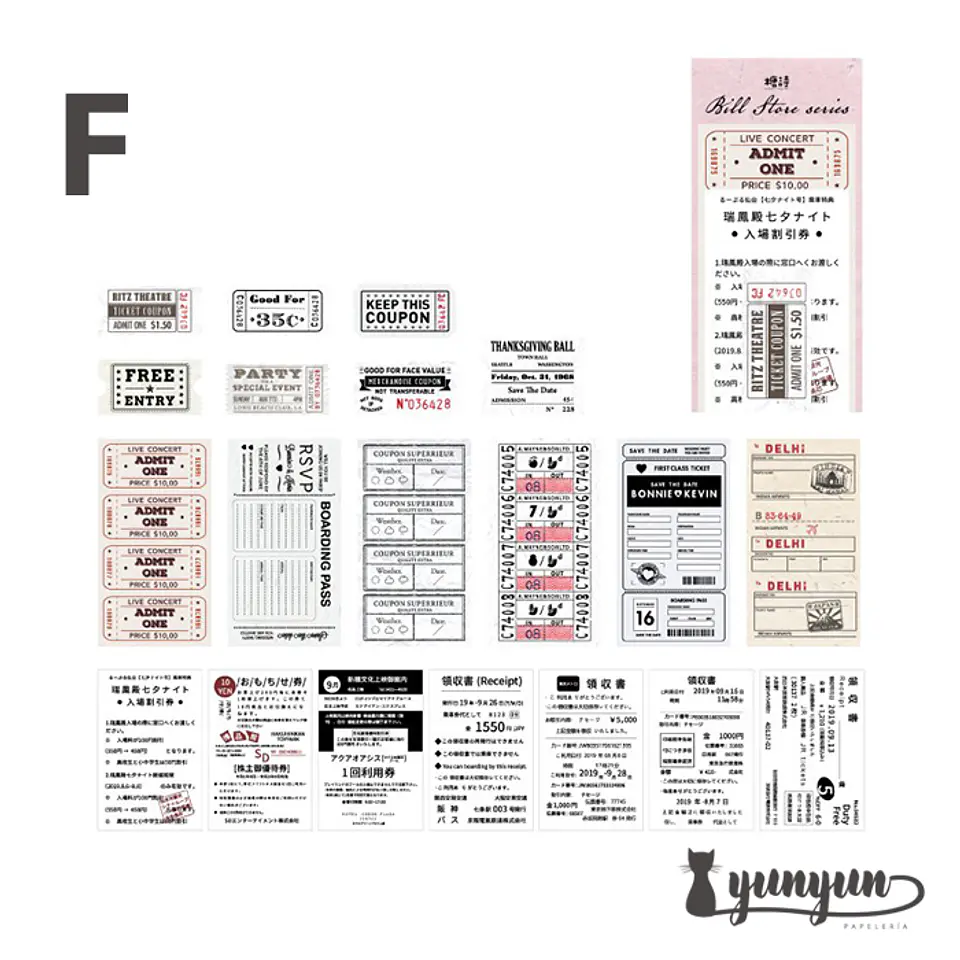 Tickets de Viaje II - 60 pzas 16