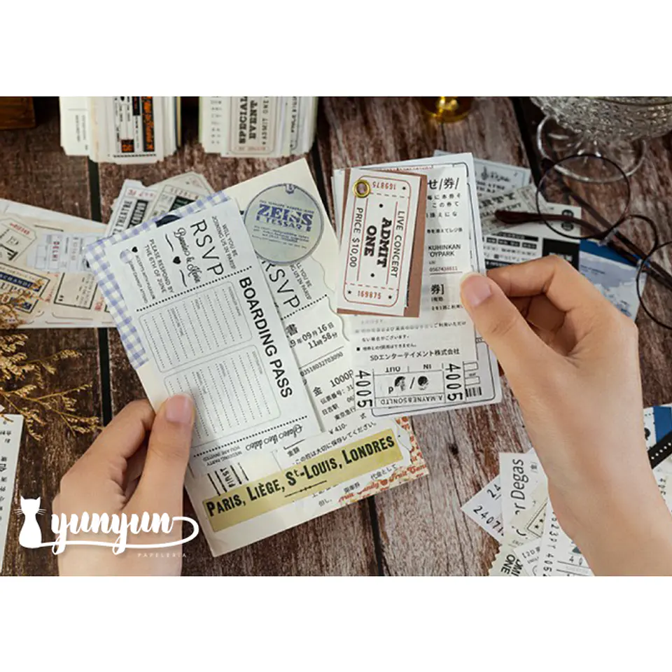 Tickets de Viaje II - 60 pzas 3