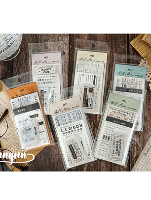 Tickets de Viaje II - 60 pzas