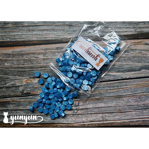 Pack Lacre Azul Celeste Perlado - 200 pzas