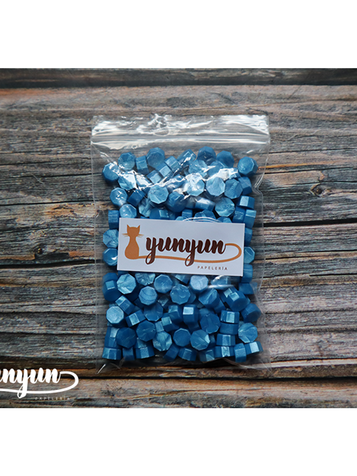 Pack Lacre Azul Celeste Perlado - 200 pzas 5