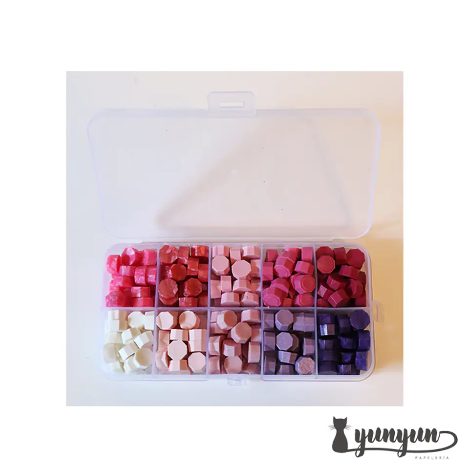 Kit Lacre 200 pzas - Rosado & Morado 1